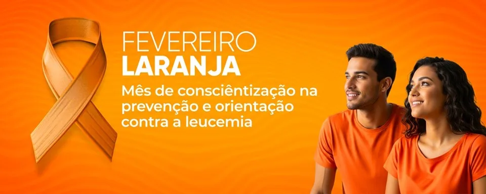 Fevereiro Laranja destaca luta contra leucemia e importância da doação de medula óssea