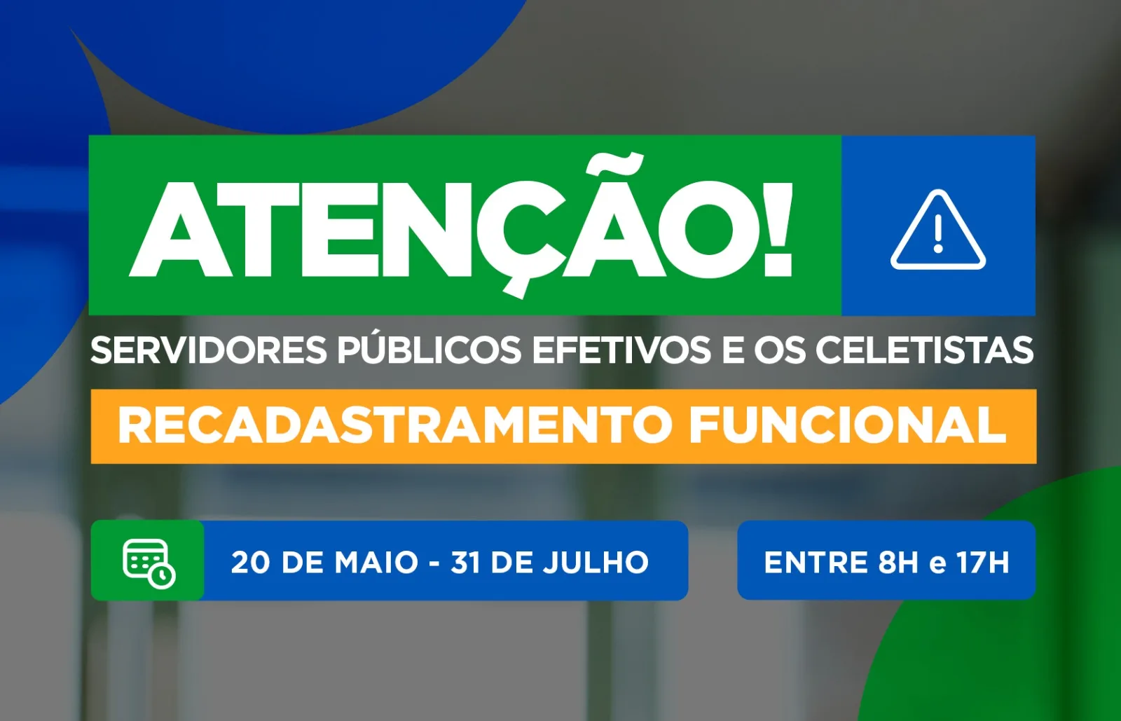 São Mateus inicia recadastramento obrigatório de servidores municipais