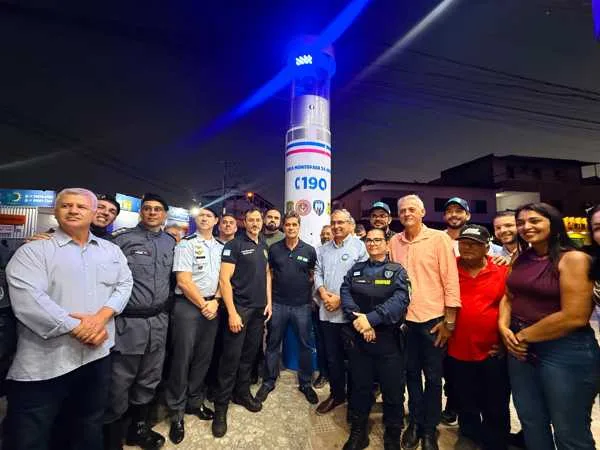 Ferraço inaugura Totem de Segurança em São Mateus, ampliando projeto no interior do ES